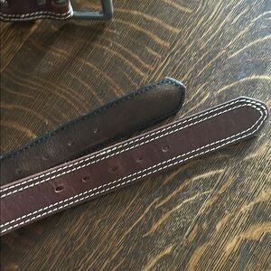 Men's Brown Leather Belt